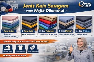 Jenis-Jenis Kain untuk Produksi Seragam